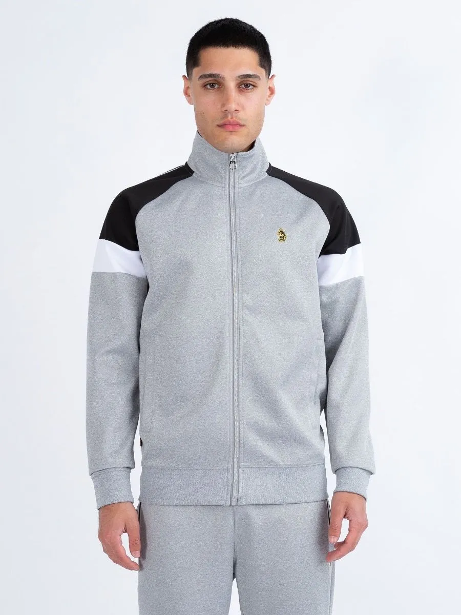 Luke 1977 Sport Kas 3 Zip Track Jacket Light Grey