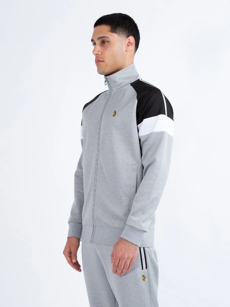 Luke 1977 Sport Kas 3 Zip Track Jacket Light Grey