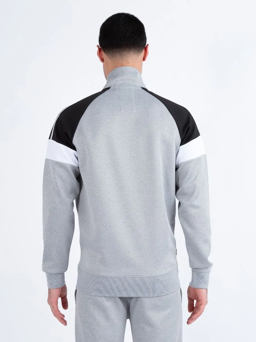 Luke 1977 Sport Kas 3 Zip Track Jacket Light Grey