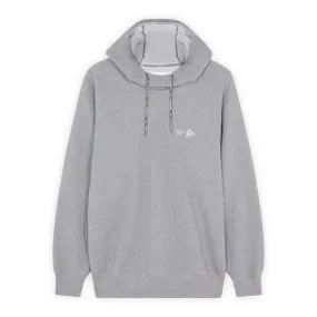 Maison Kitsune And Wander Dry Cotton Hoodie Ash Grey MK Collaboration