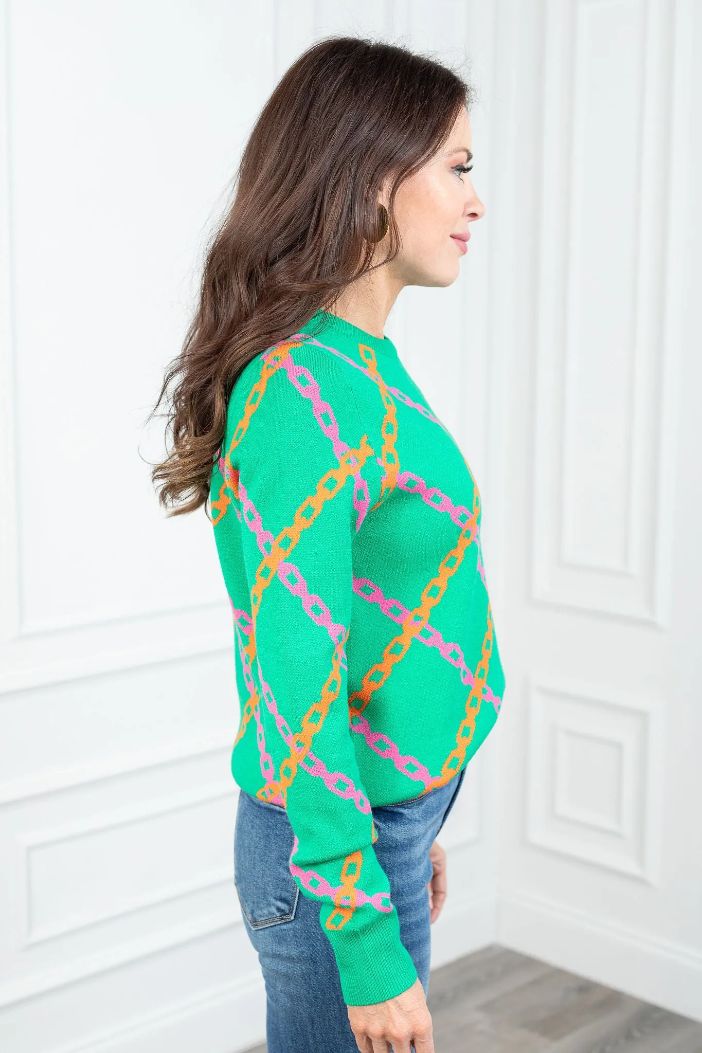 Mamie Sweater in Green