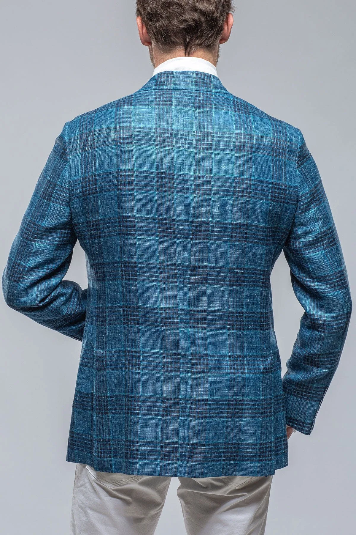 Marmose Wool Silk Linen Sports Coat - Luxurious Fabric Blend