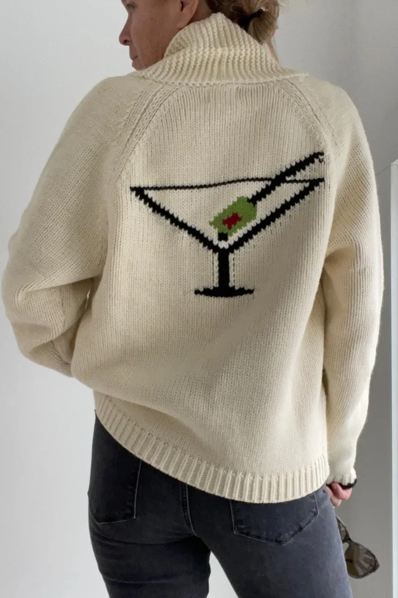 Martini Varsity Sweater