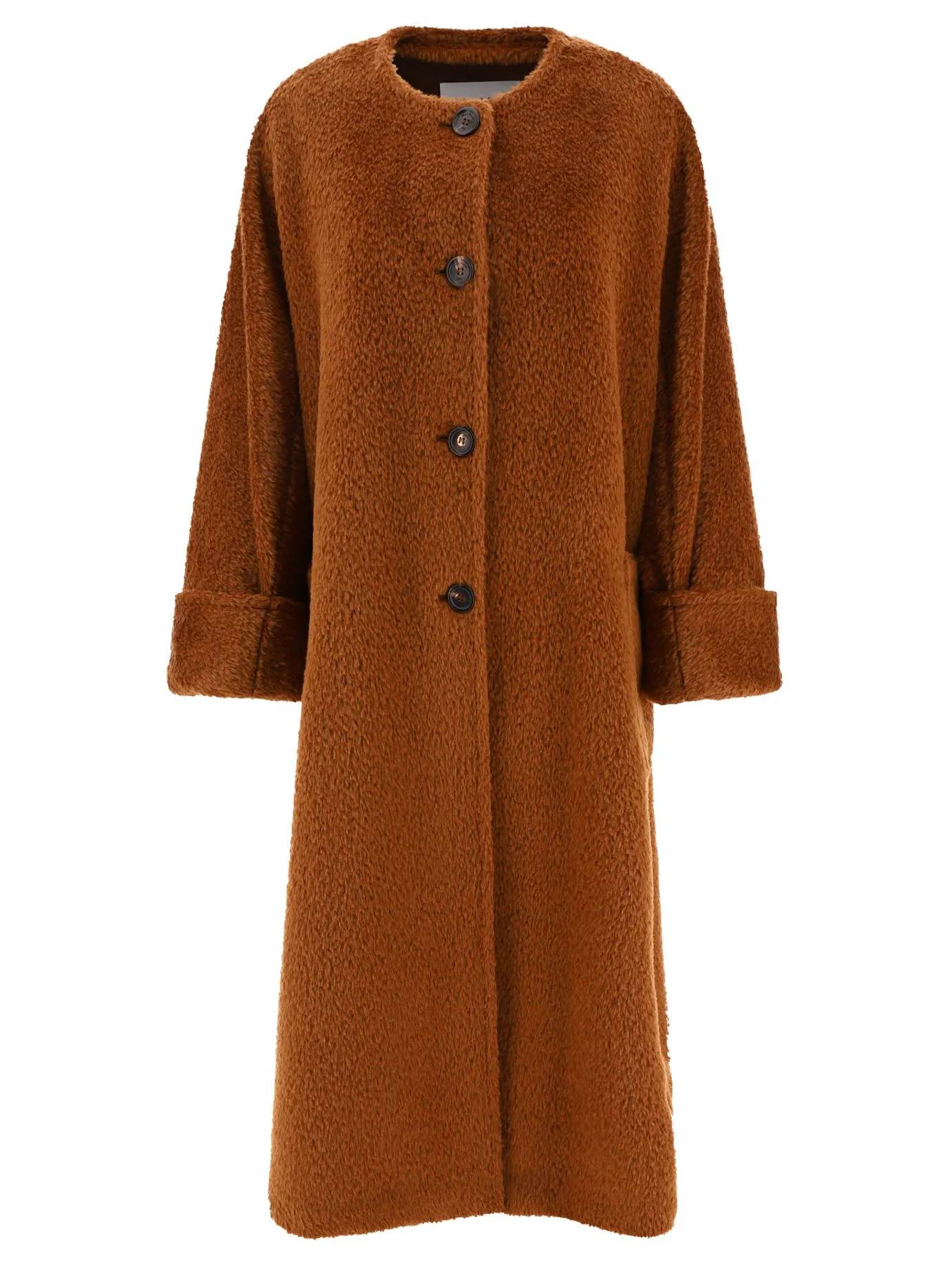 MAX MARA Stylish Women's Outer Coat in Brown for 24FW Season INFO