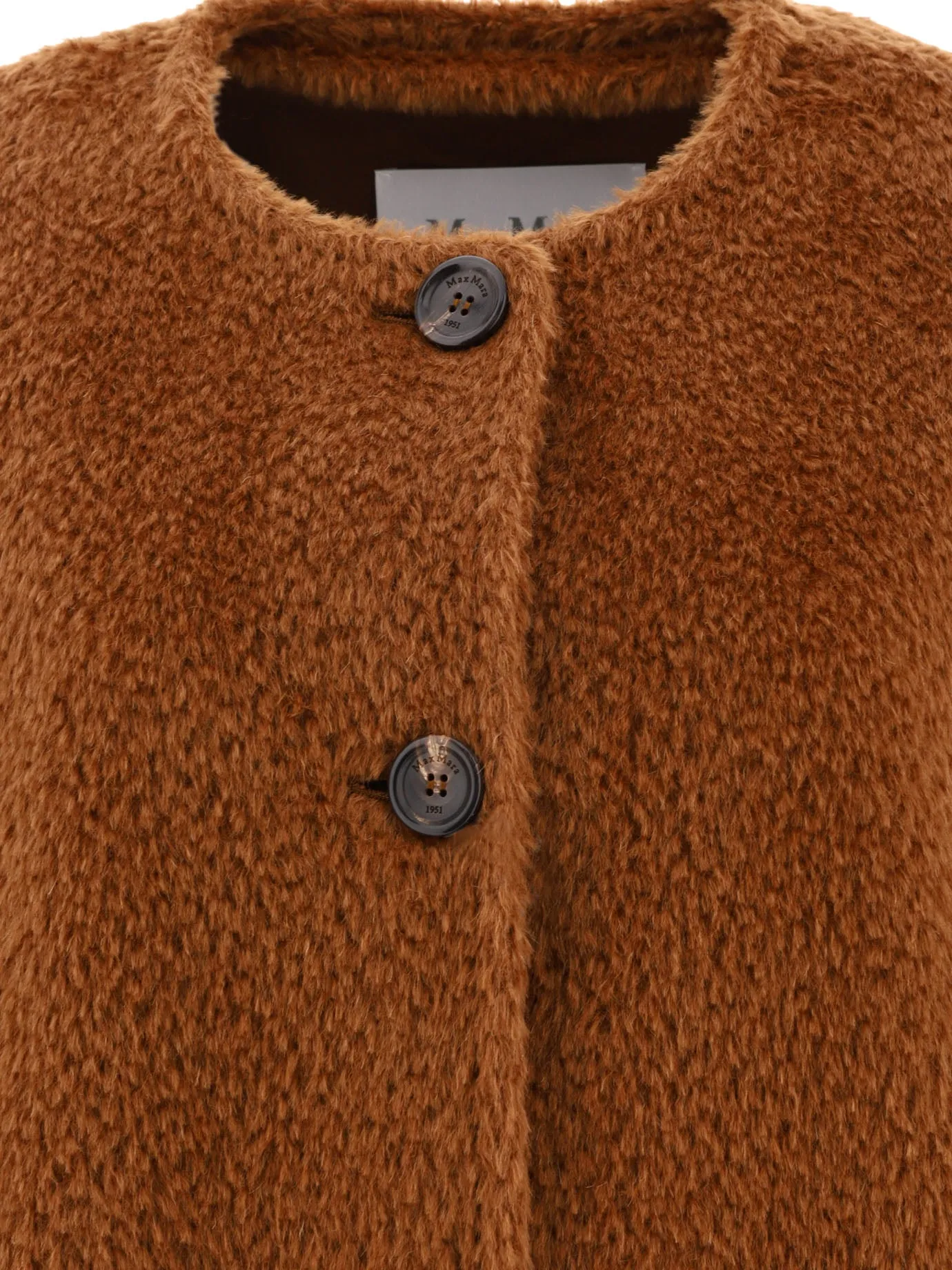 MAX MARA Stylish Women's Outer Coat in Brown for 24FW Season INFO