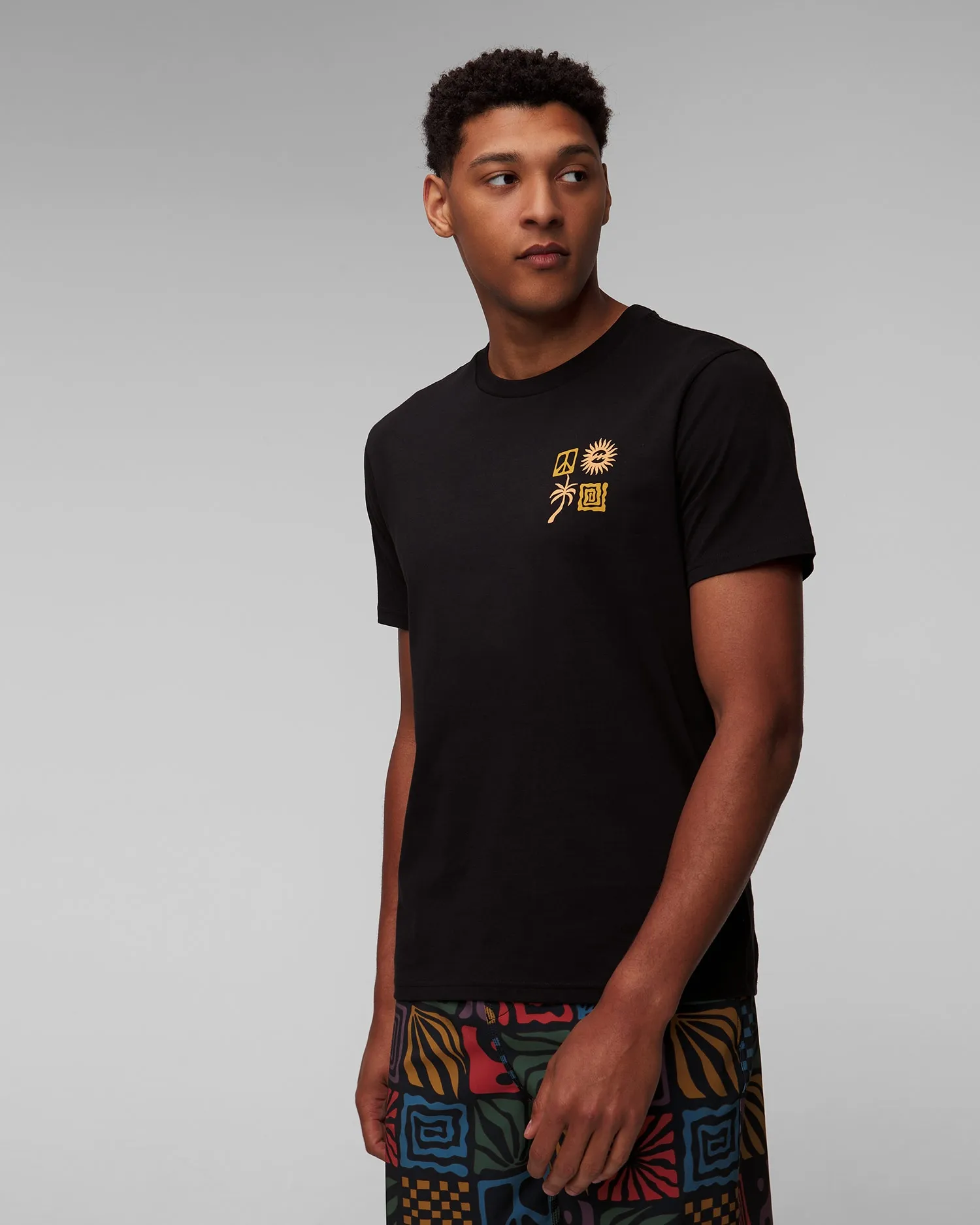 Men's black T-shirt Billabong Side Shot Ss ebyzt00171-blk