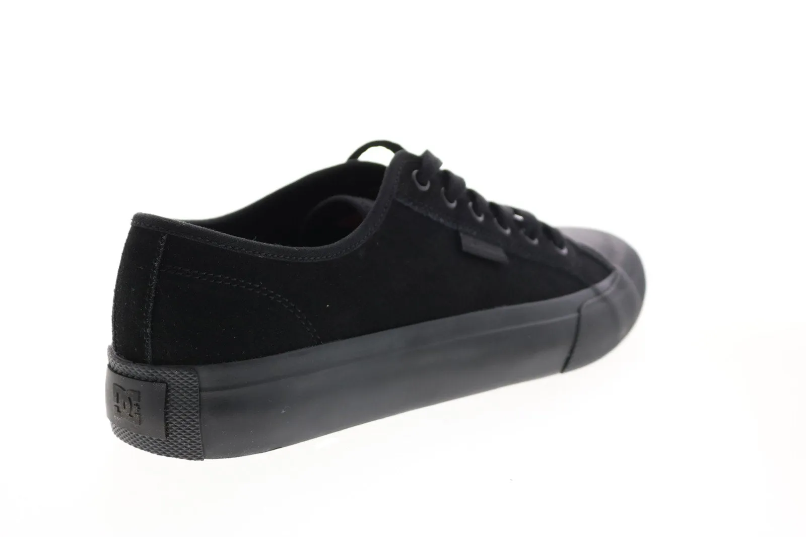 Men's Black Suede Skate Inspired Sneakers Shoes - DC Manual Rt S ADYS300592-001