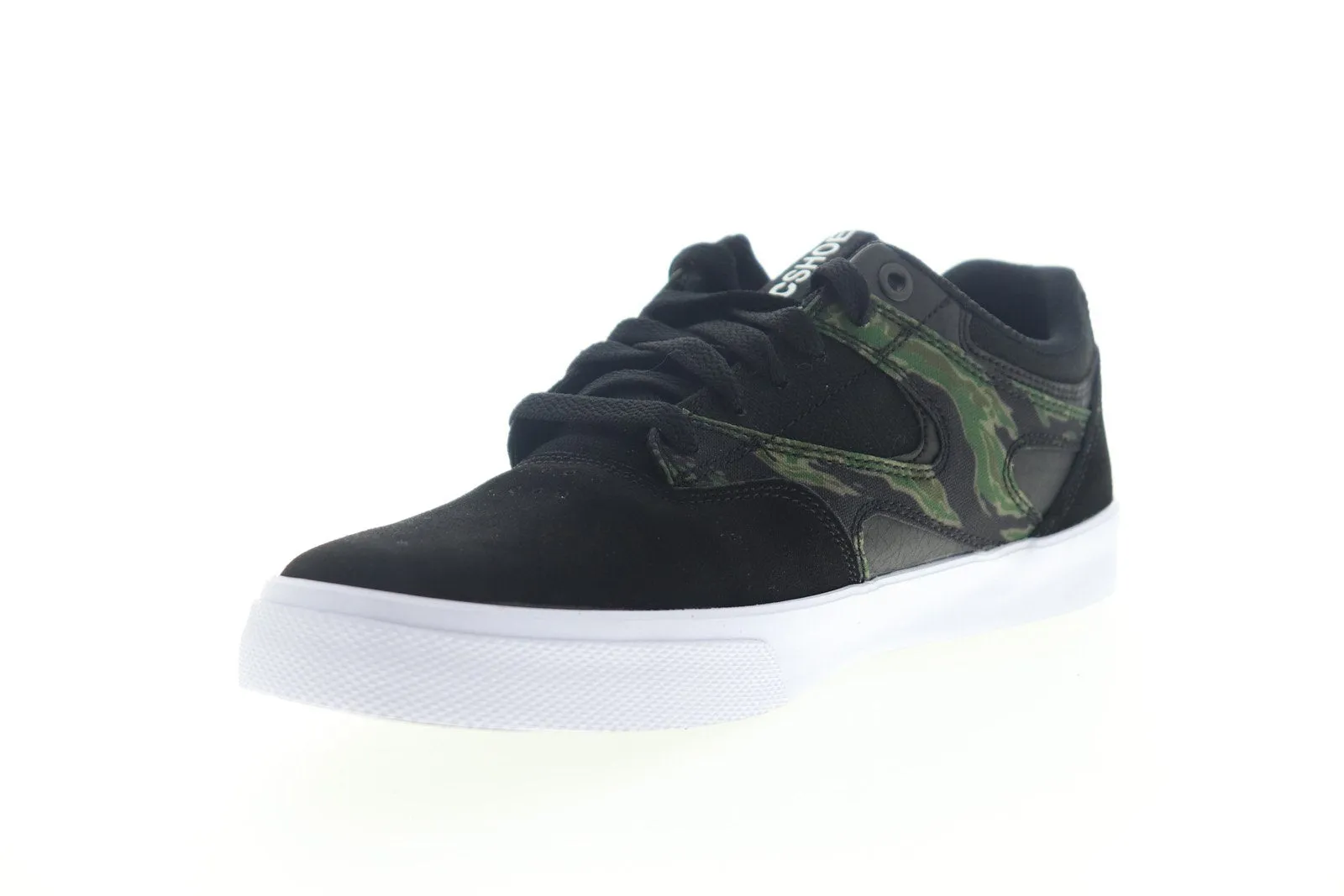 Mens Black Suede Skate Sneakers Shoes - DC Kalis Vulc SE ADYS300572