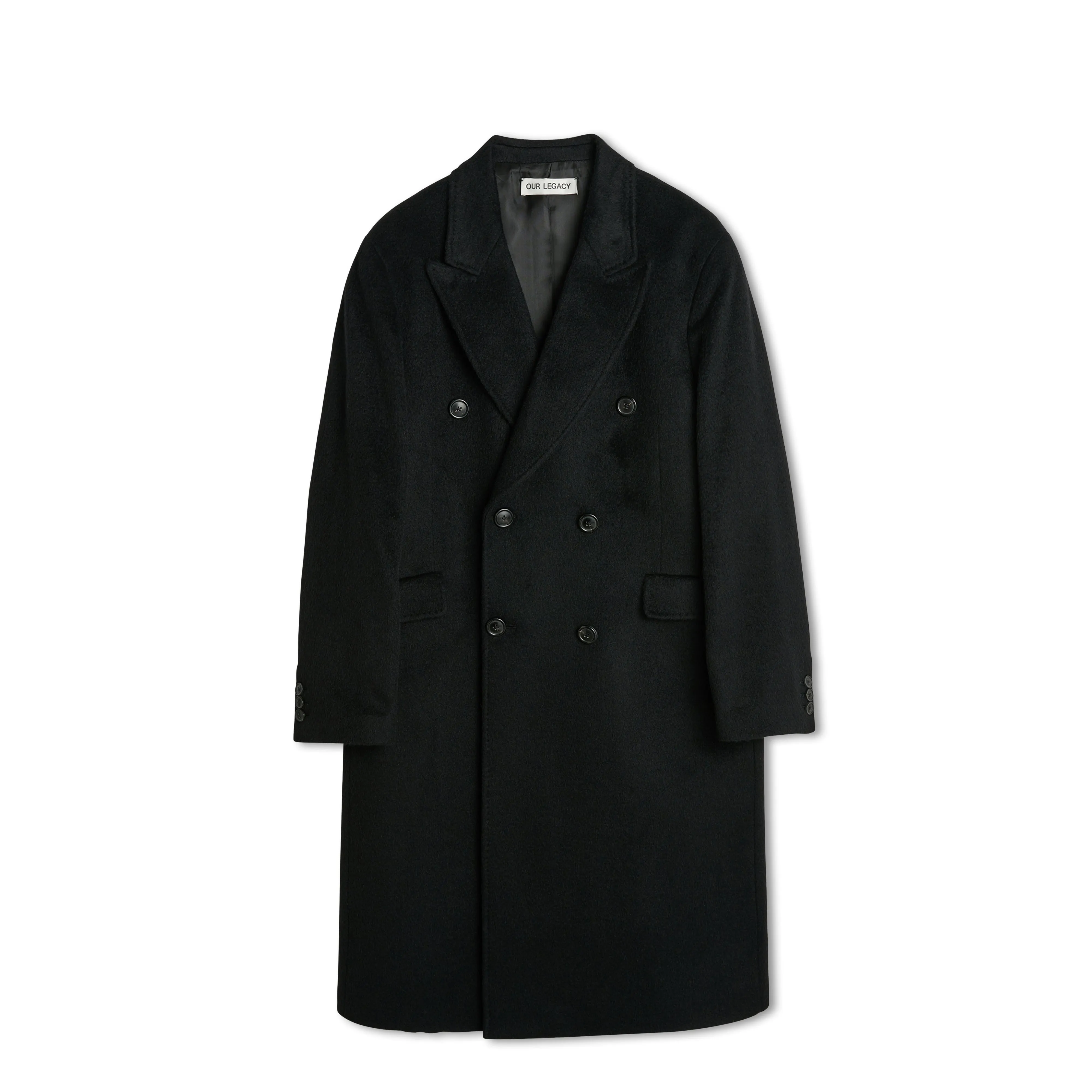 Men's Black Whale Coat by Our Legacy