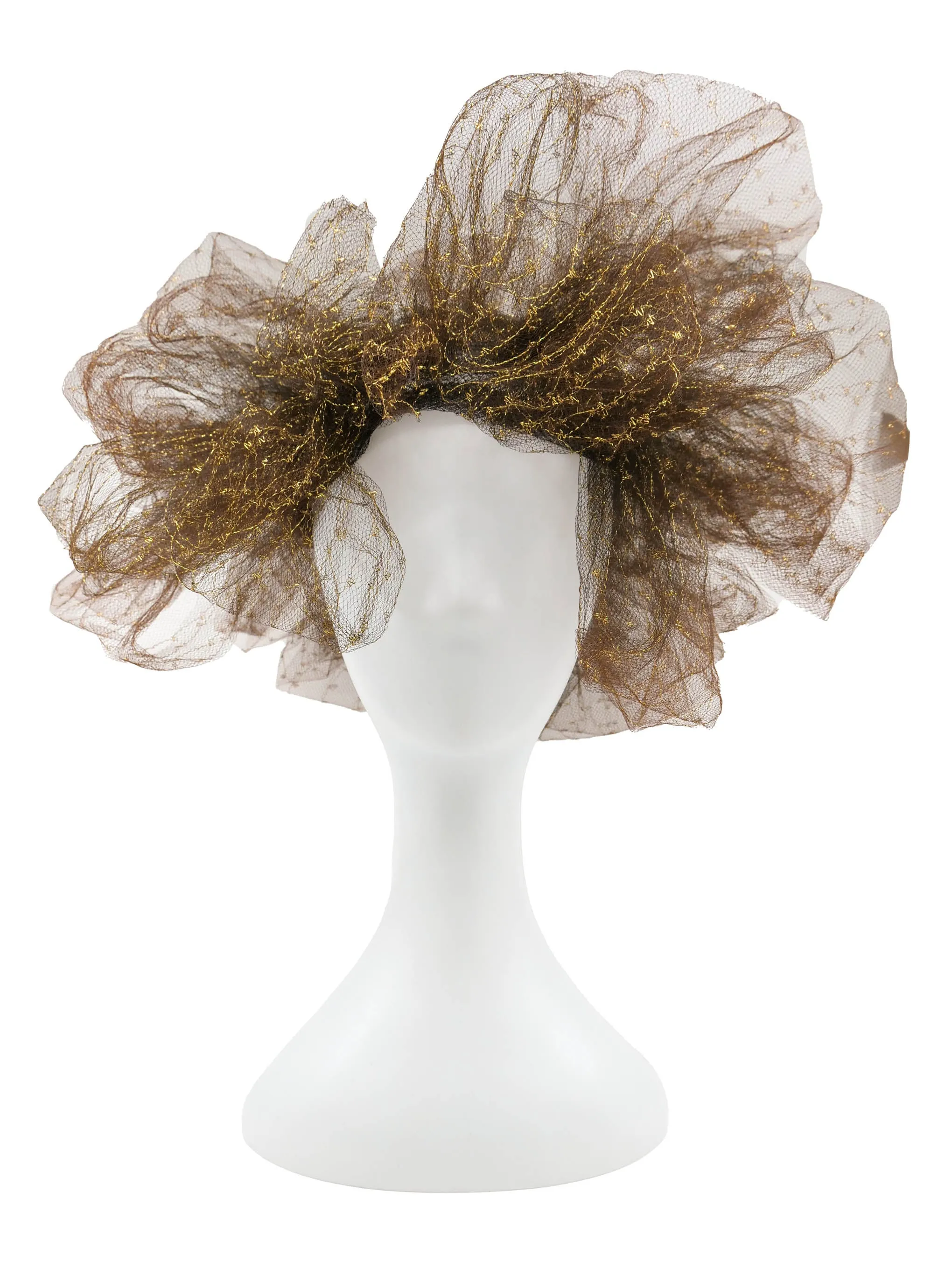 Metallic Tulle Headpiece