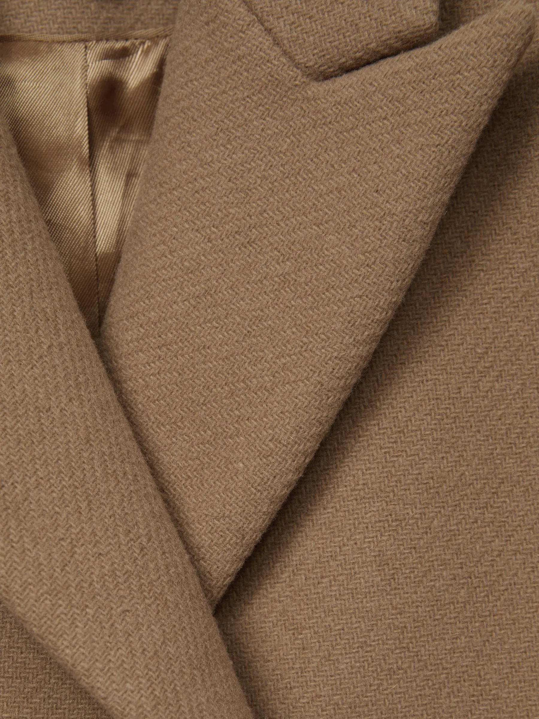 Mid Length Wool Coat Harlow Blend