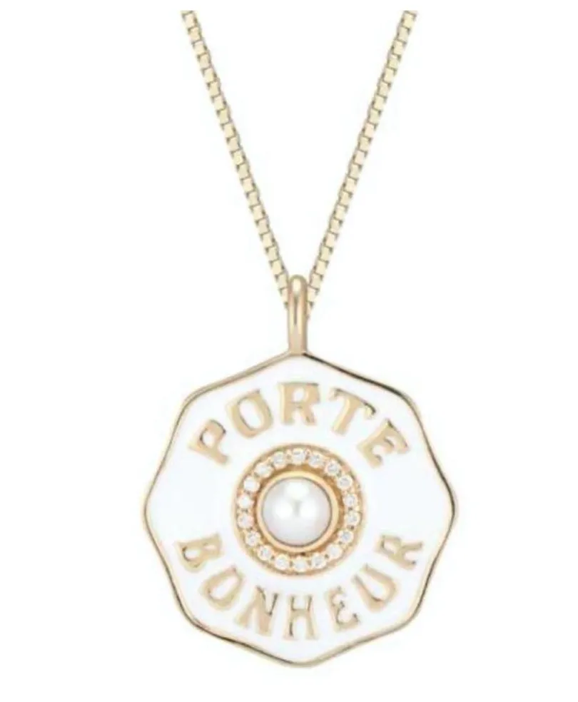 Mini PB Enamel Coin Necklace