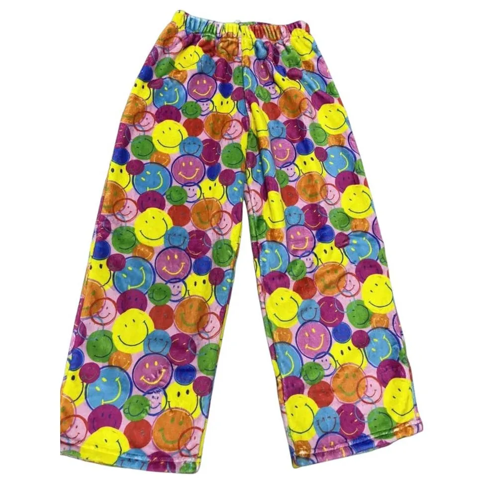 Neon Smiles Plush Pant