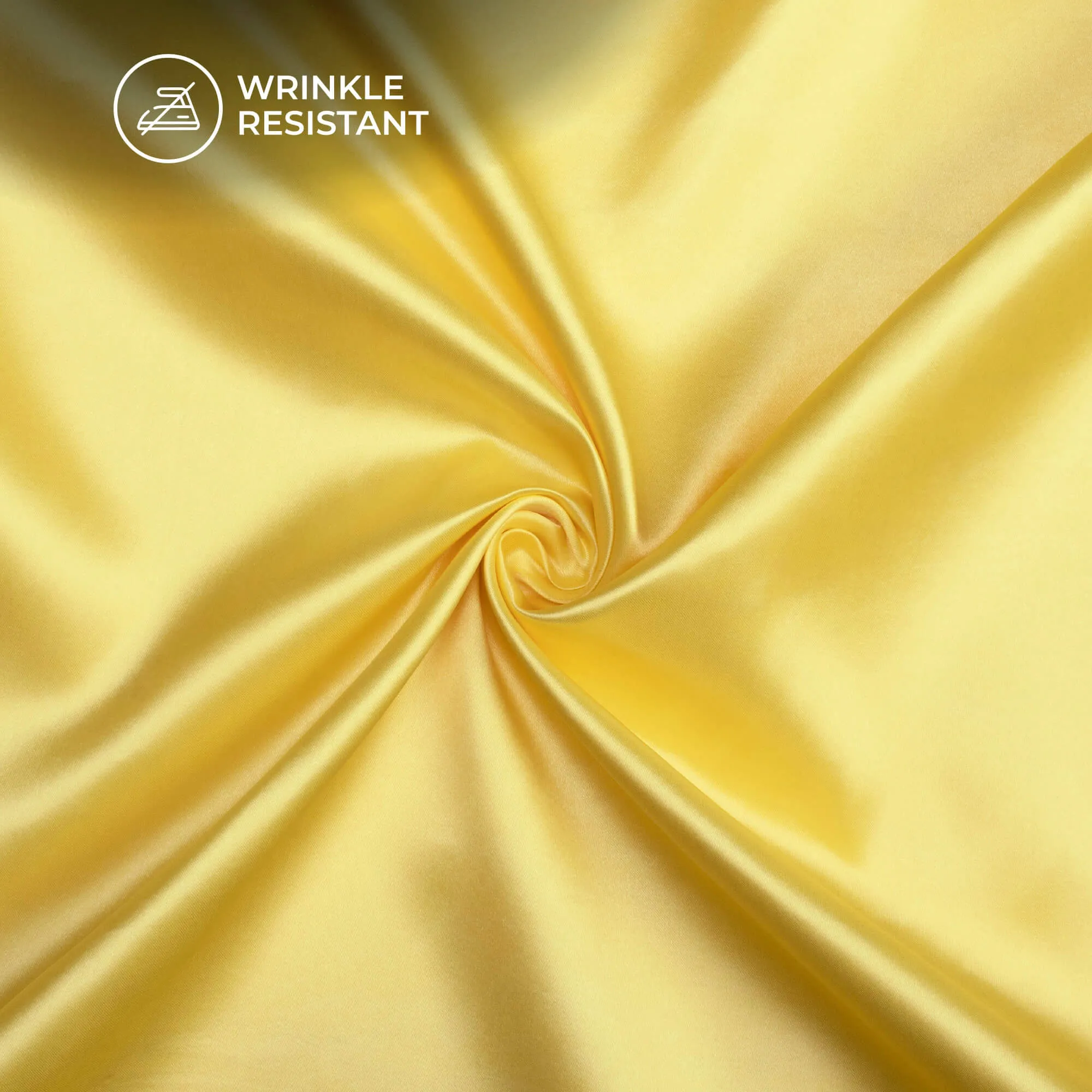 Neon Yellow Satin Fabric