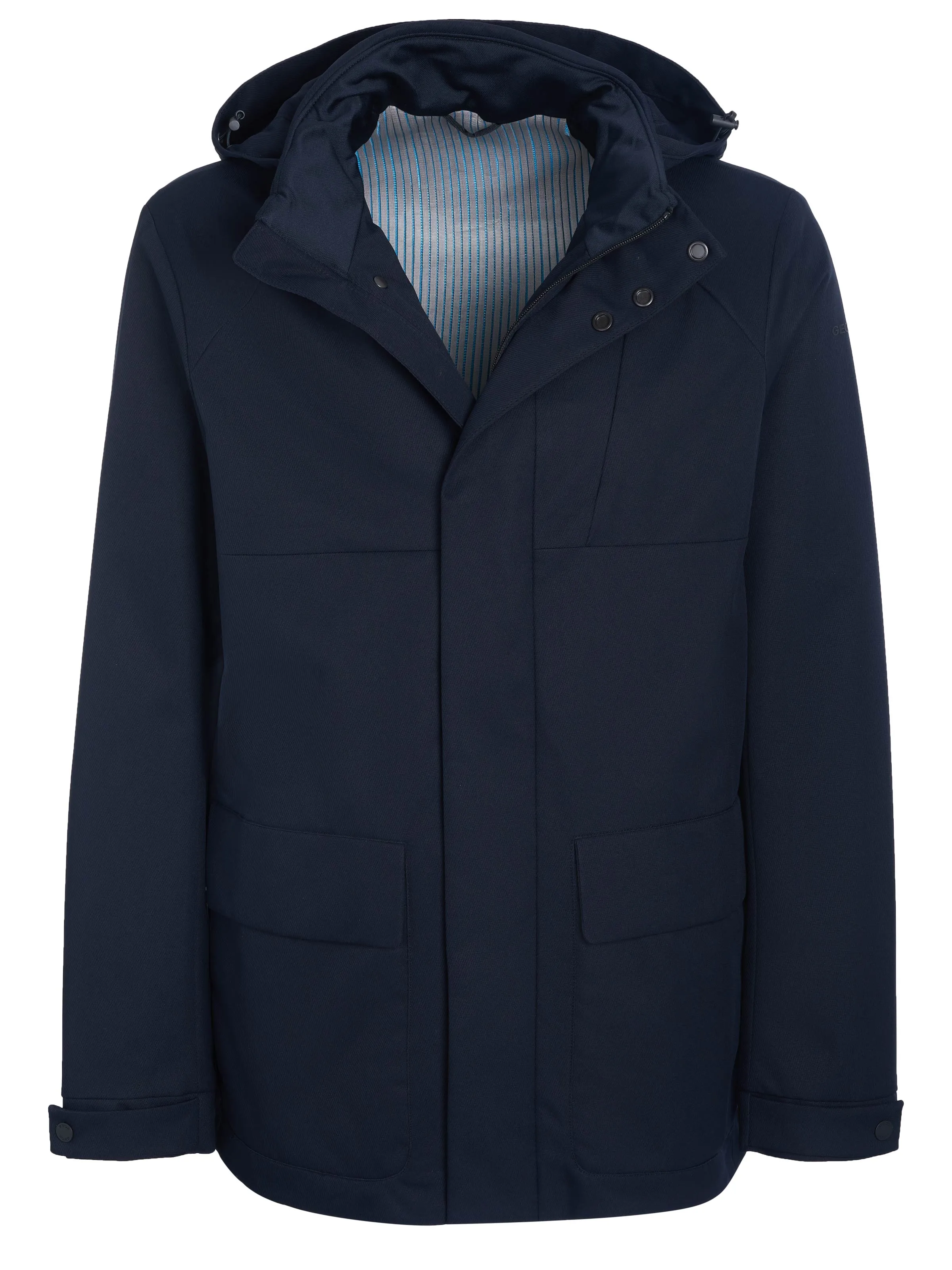 Night blue Geox jacket.