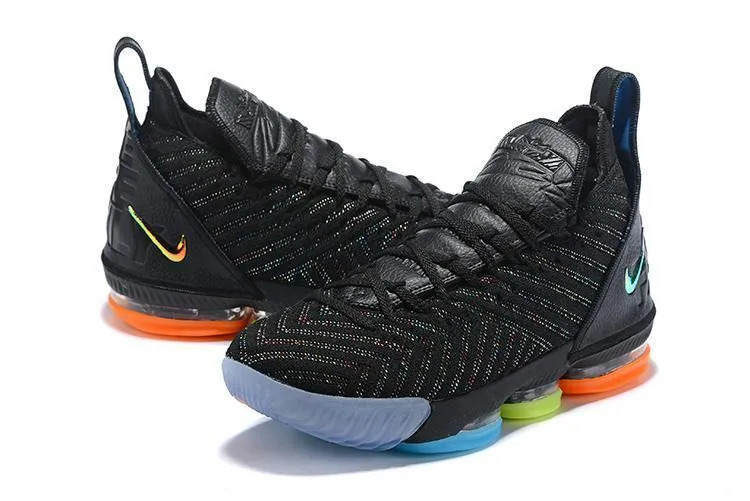 Lebron XV 16 EP Men Shoes Sale in Black and Blue by Nike