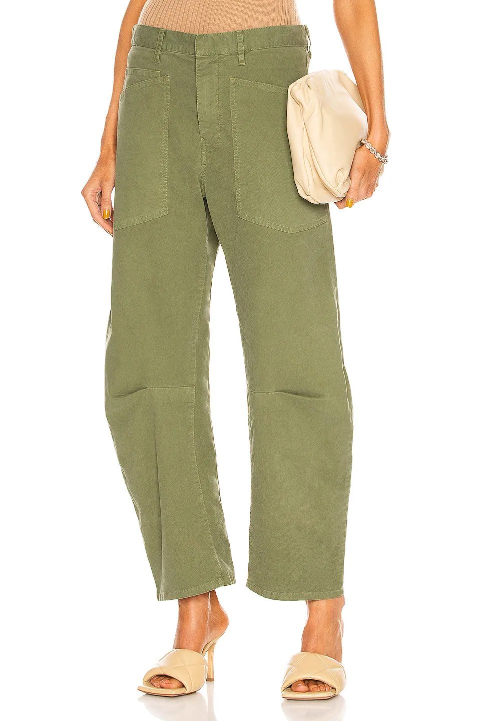 NILI LOTAN Shon Pant - Wide-Leg High-Rise Pants