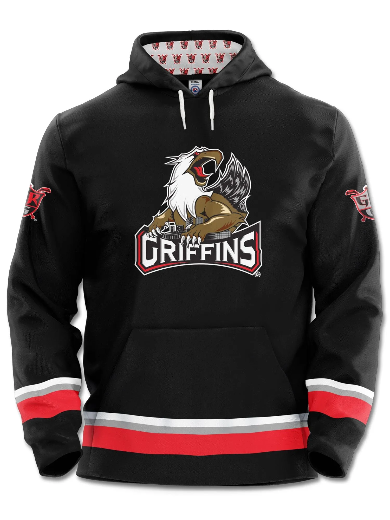 Official Grand Rapids Griffins Ice Hockey Team Hoodie