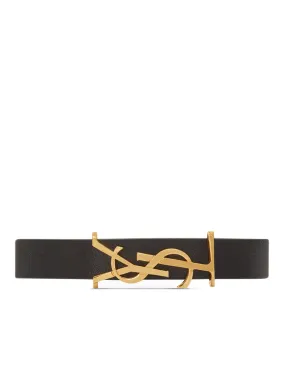 Opyum Bracelet in Smooth Leather and Metal