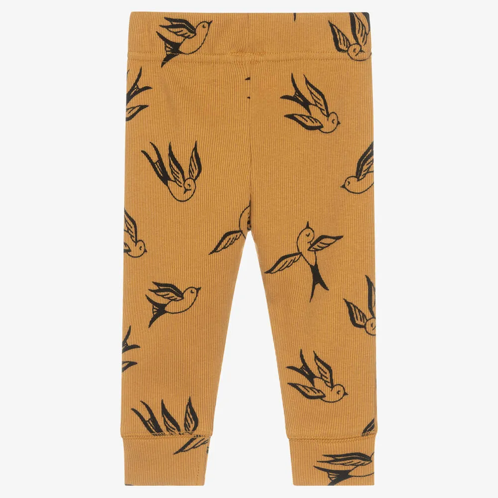 Organic Cotton Leggings in Yellow