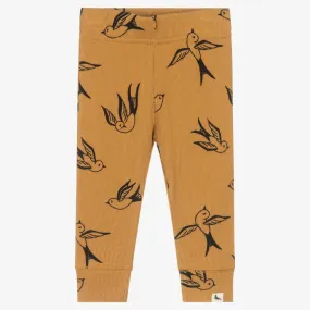 Organic Cotton Leggings in Yellow