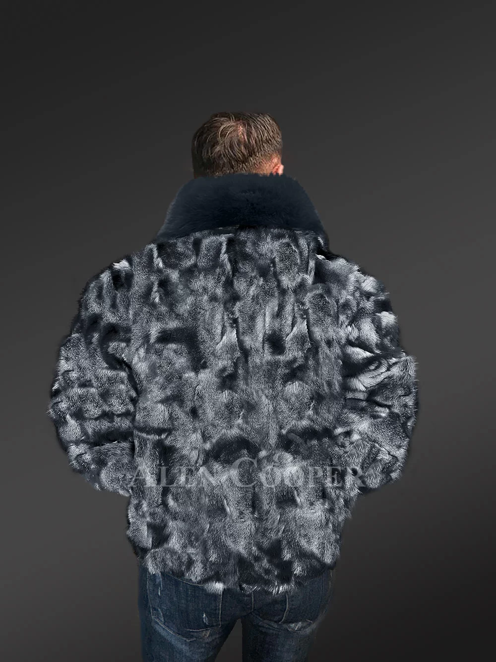 Original Fur vests in black for bold and stylish men