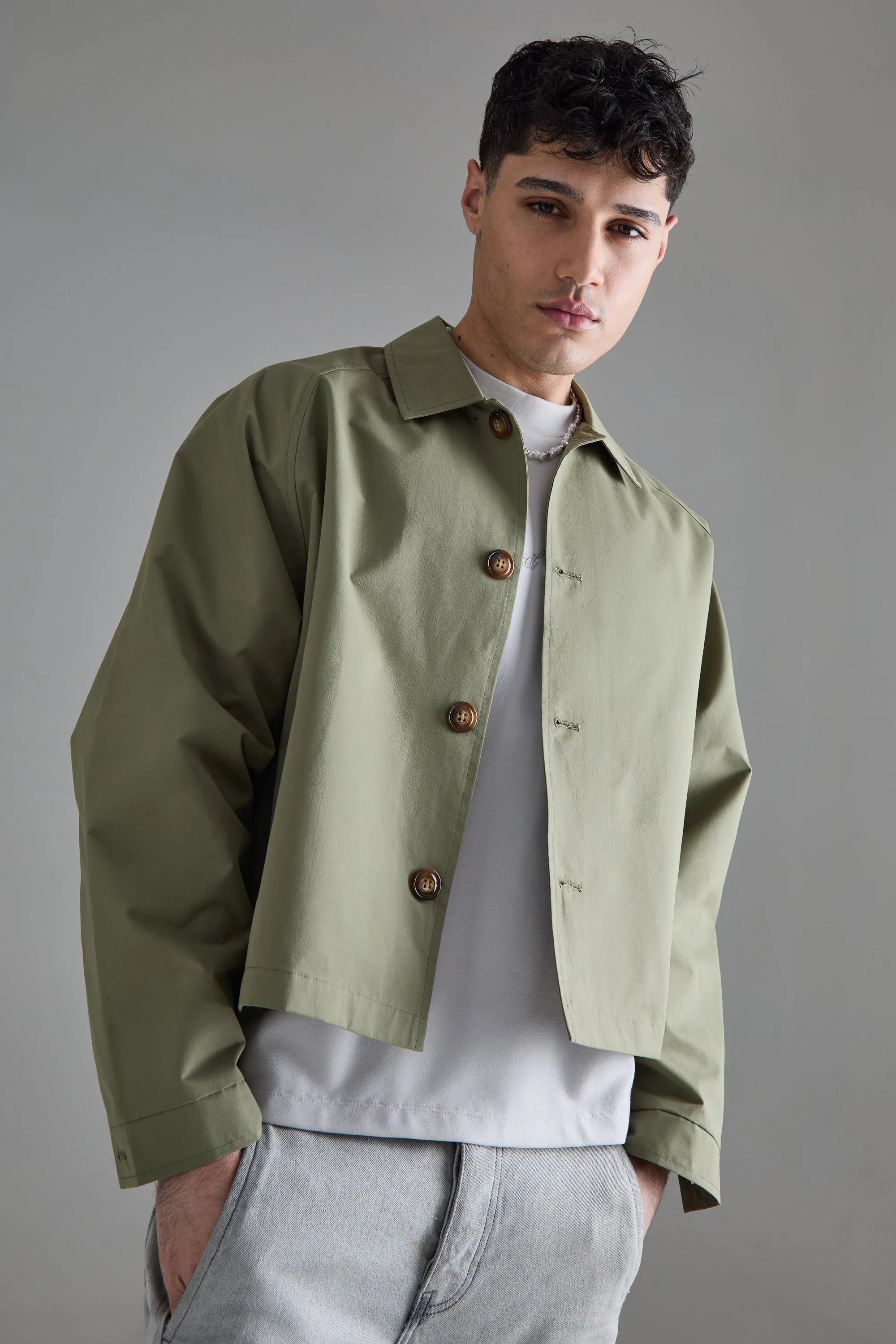 Oversized Trench Coat - BoohooMAN UK