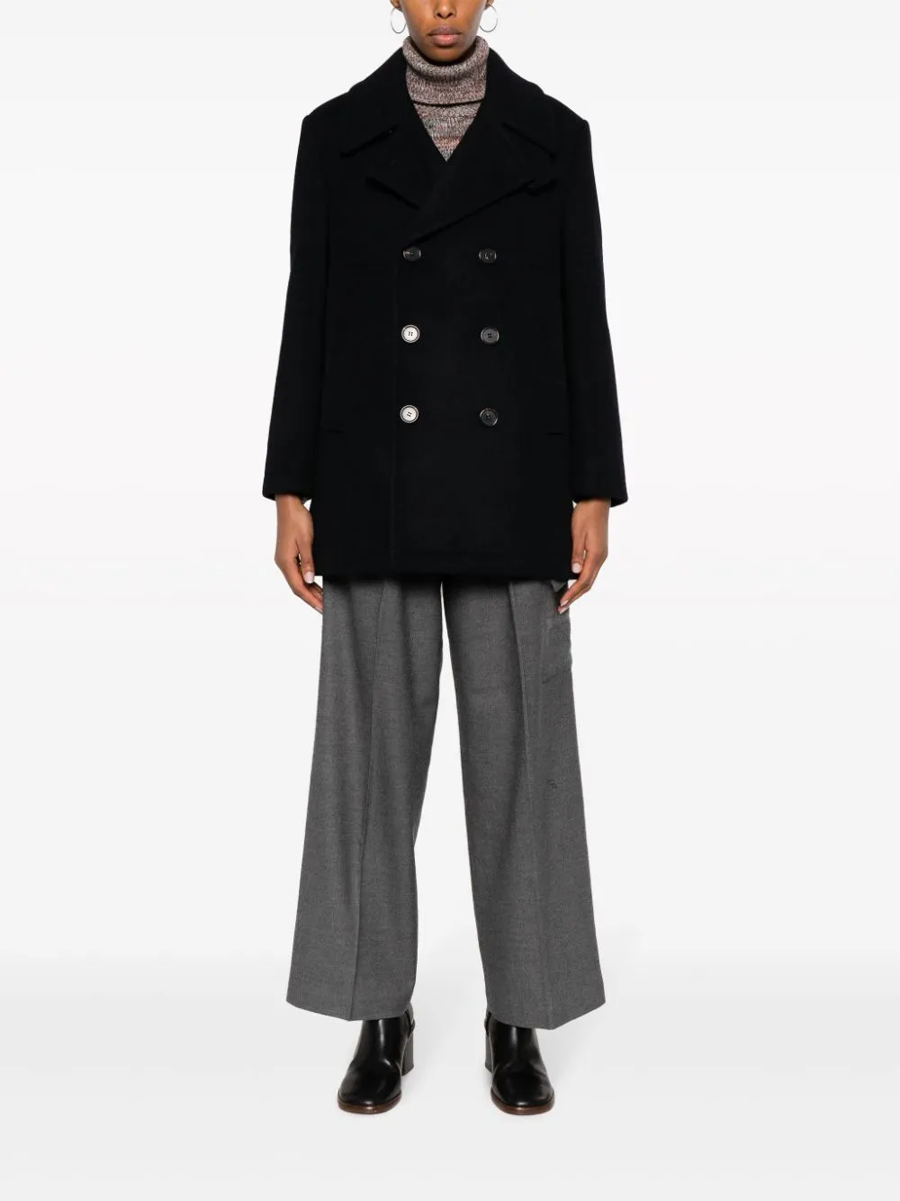 Oversized Wool Coat by Dunst