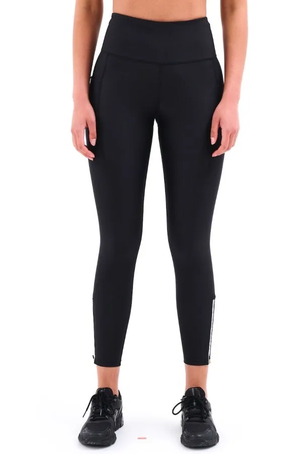 P.E Nation Black Double Track Recalibrate 7/8 Leggings