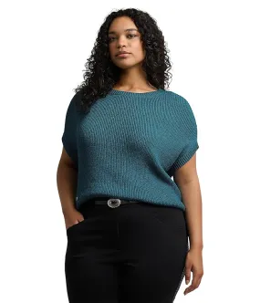 Plus Size Short-Sleeve Sweater from Lauren Ralph Lauren for Women