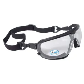 Radians iQuity Dagger IQ Anti-Fog Foam Padded Clear Lens Glasses DG1-13