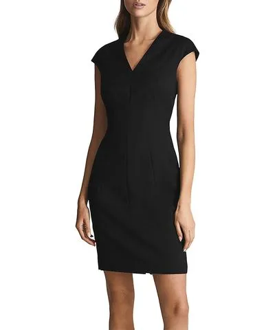 Reiss Cap Sleeve Knee Midi Dress for Women