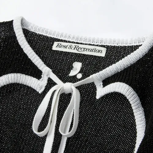 Rest & Recreation  |Street Style Elegant Style Logo Cardigans SPECIFICATIONS