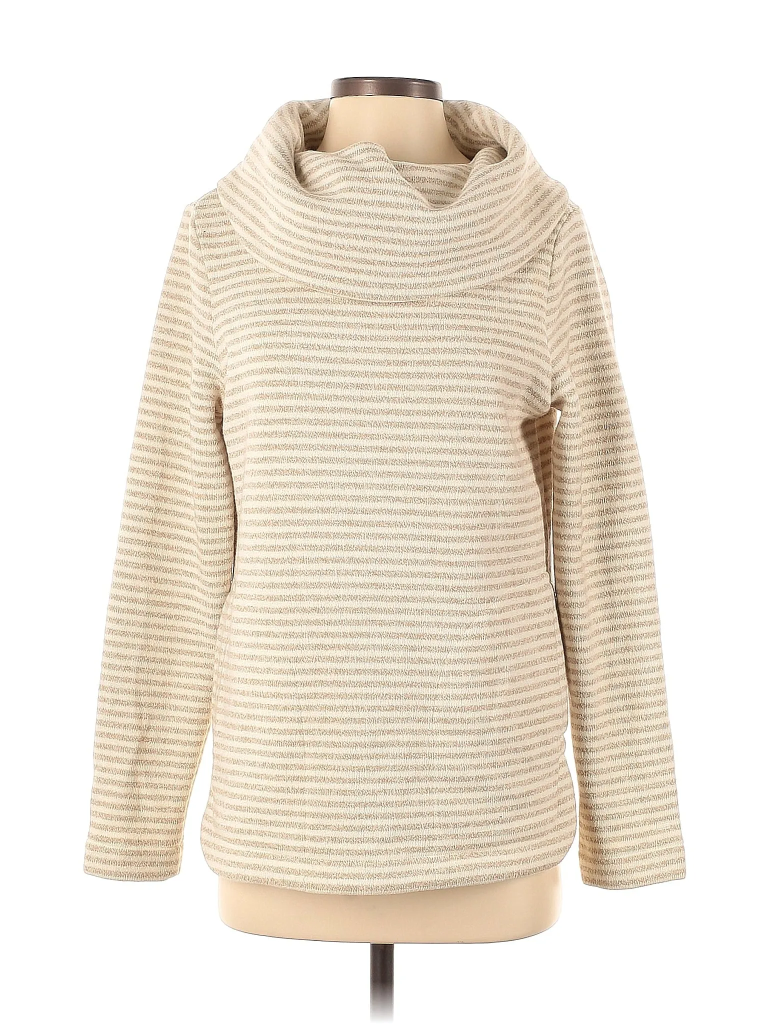 Ribbed Knit Turtleneck Jumper