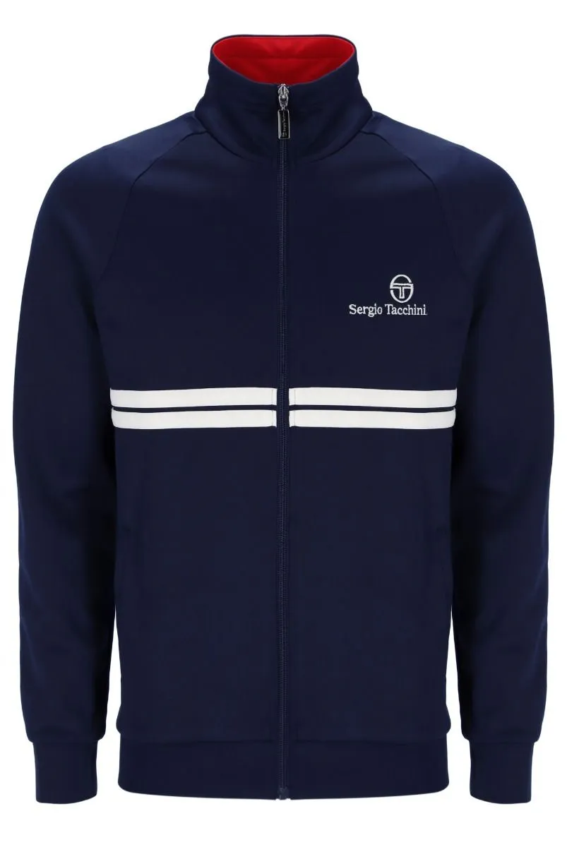 Sergio Tacchini New Dallas Track Jacket in Maritime Blue