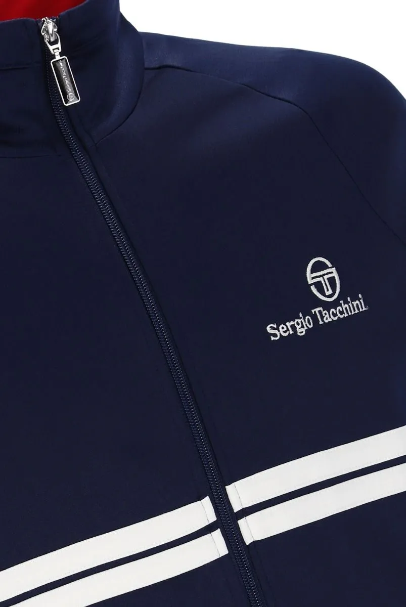 Sergio Tacchini New Dallas Track Jacket in Maritime Blue