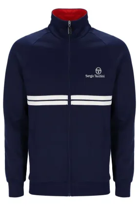 Sergio Tacchini New Dallas Track Jacket in Maritime Blue