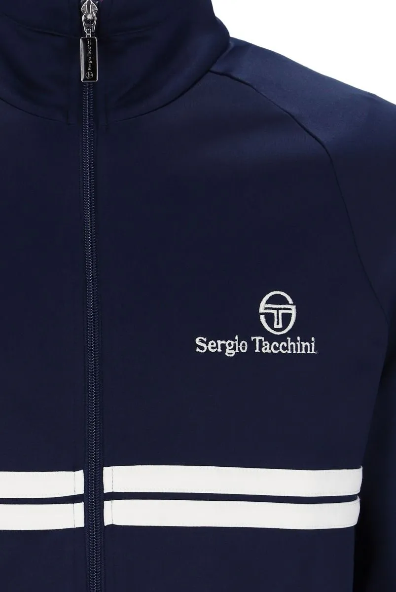 Sergio Tacchini New Dallas Track Jacket in Maritime Blue