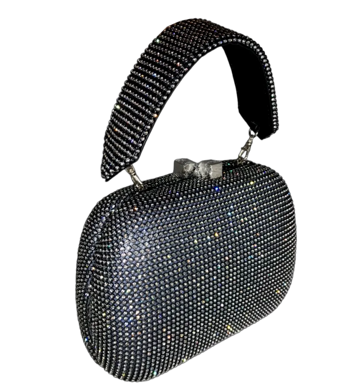 Lolita Bag Black Crystal Mesh