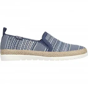 Navy Multi Women's Slip On Espadrille Shoes Skechers BOBS Flexpadrille 3.0 Island Muse