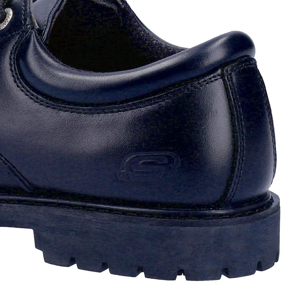 Skechers Cottonwood Elks Metal-Free Non-Safety Shoes Black Size 12 for Men