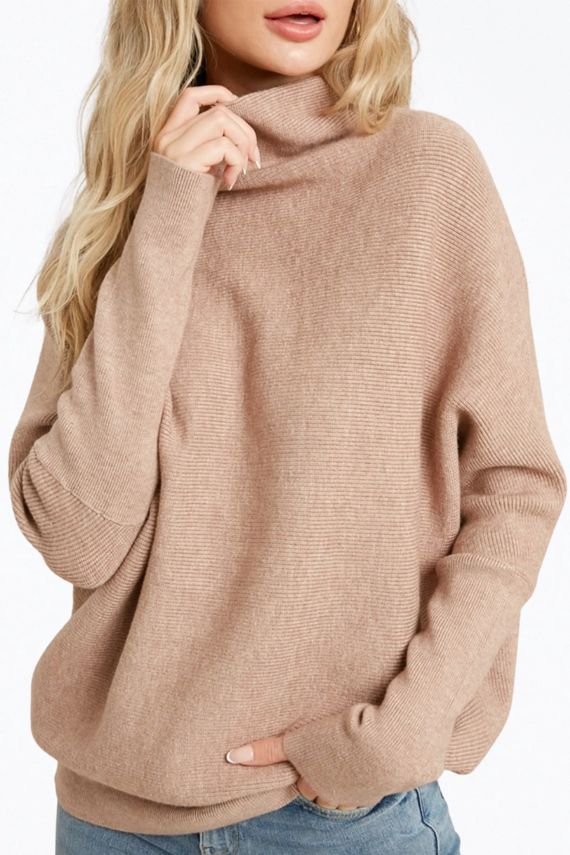 Slouch Neck Dolman Sweater