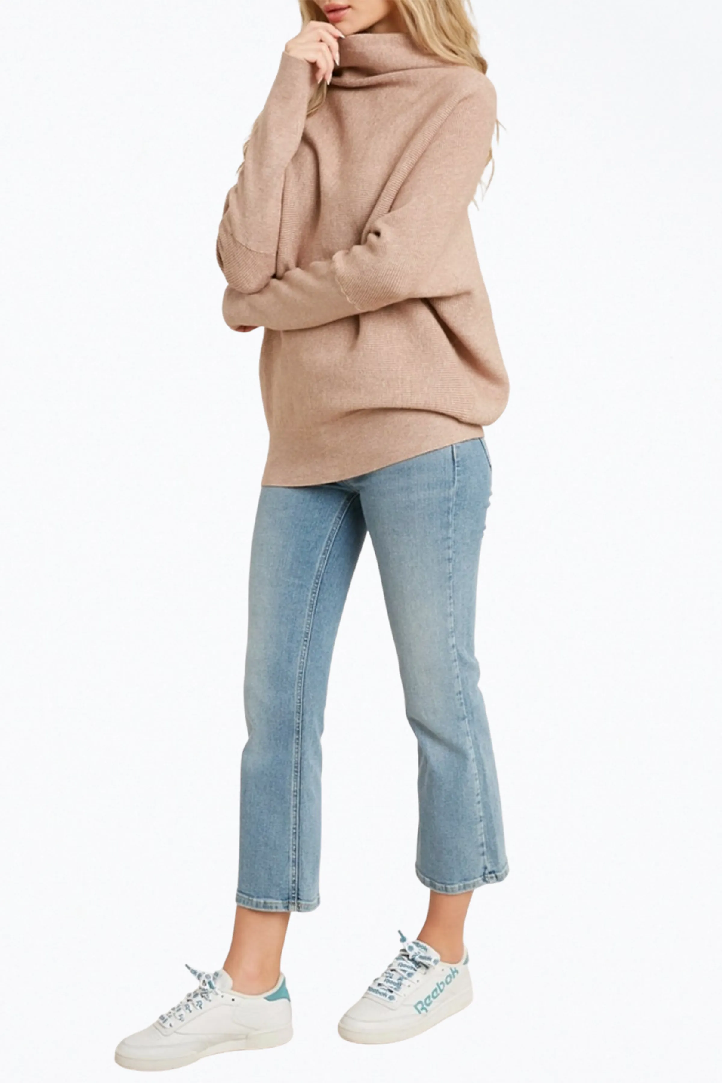 Slouch Neck Dolman Sweater