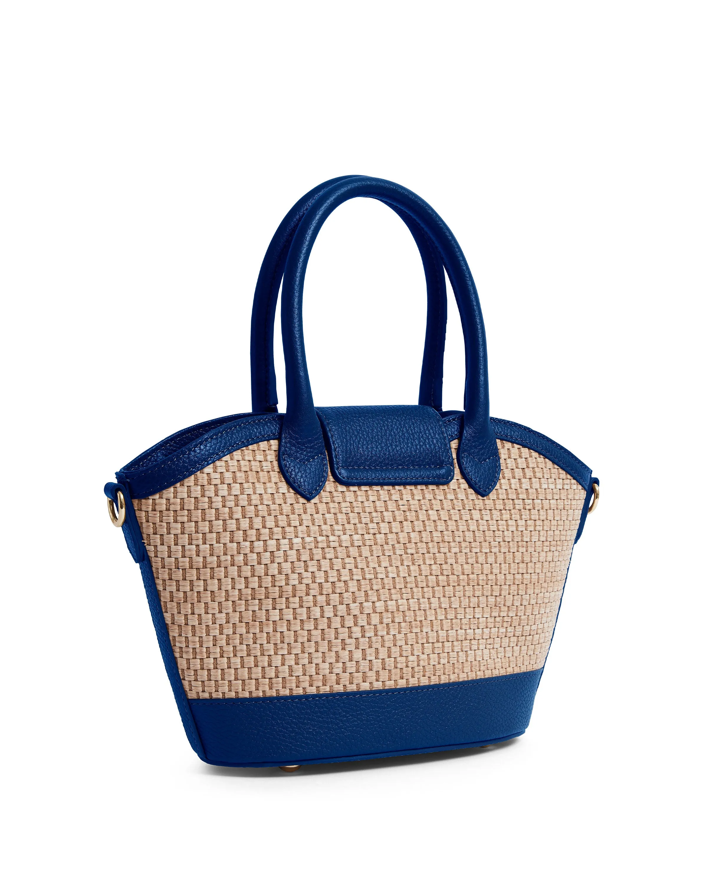 Small Windsor Basket Bag in Porto Blue