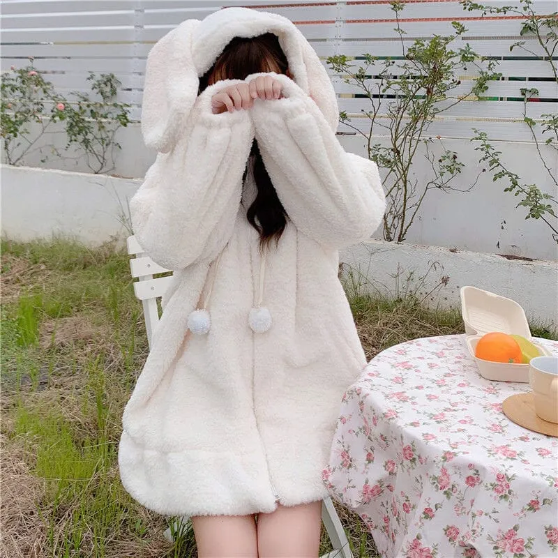 Soft and Cute Rabbit Coat