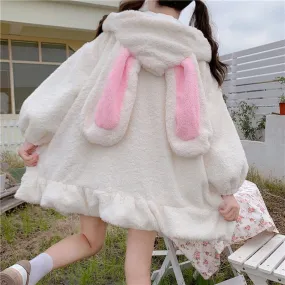 Soft and Cute Rabbit Coat