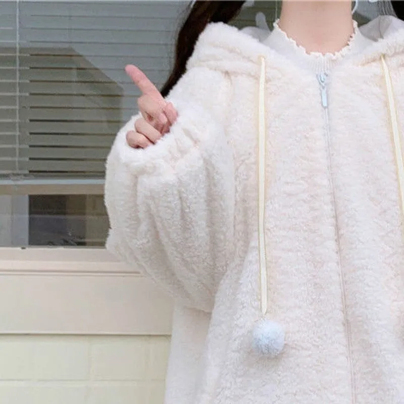 Soft and Cute Rabbit Coat