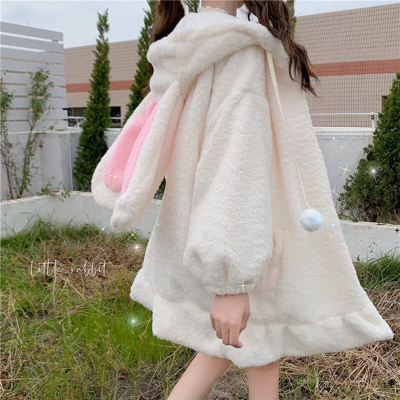 Soft and Cute Rabbit Coat