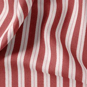 Striped Linen Fabric Vintage French Farmhouse Stripe Print Linen Clothing Bedding Curtains Meter Yard