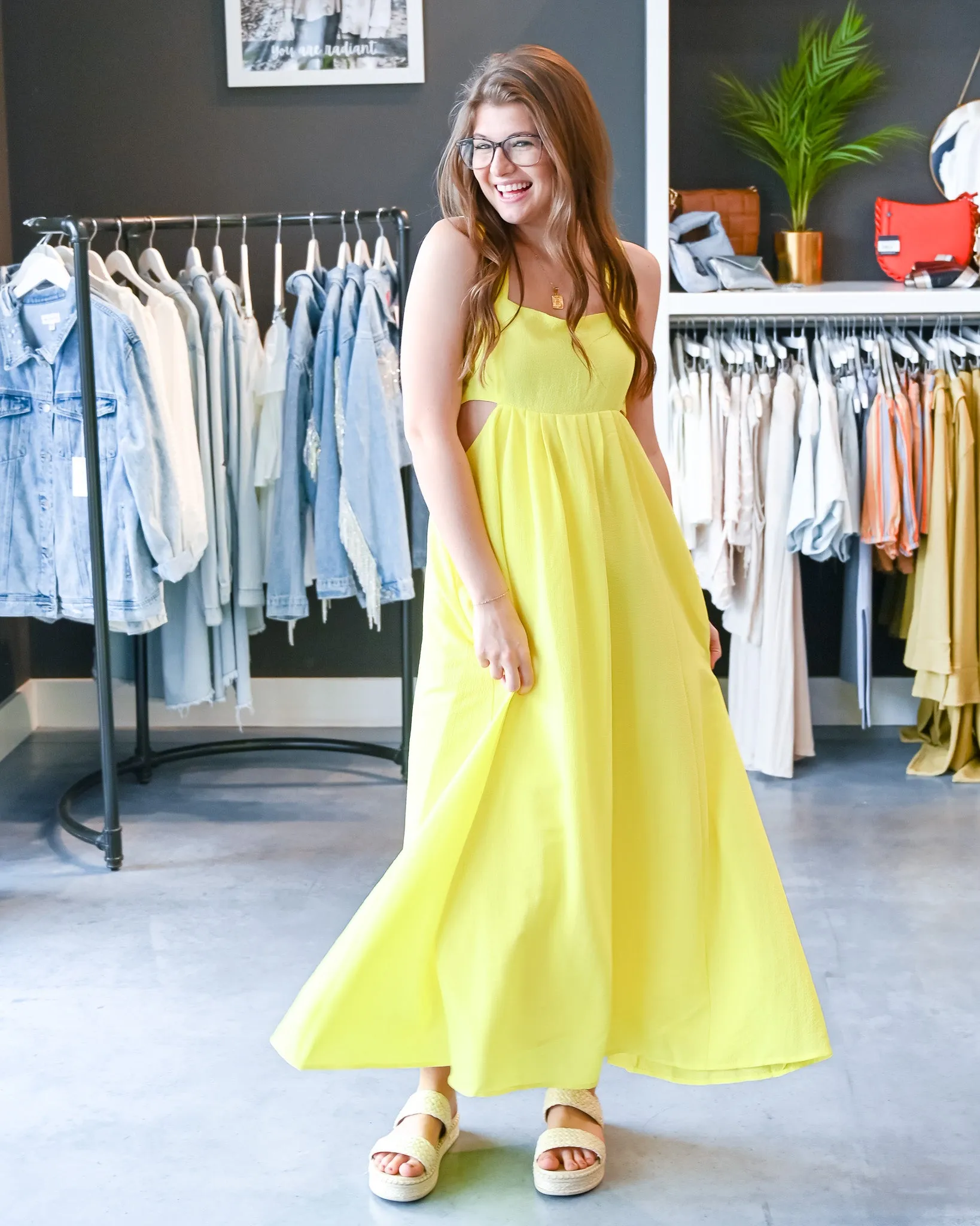 Sunshine Yellow Sundress